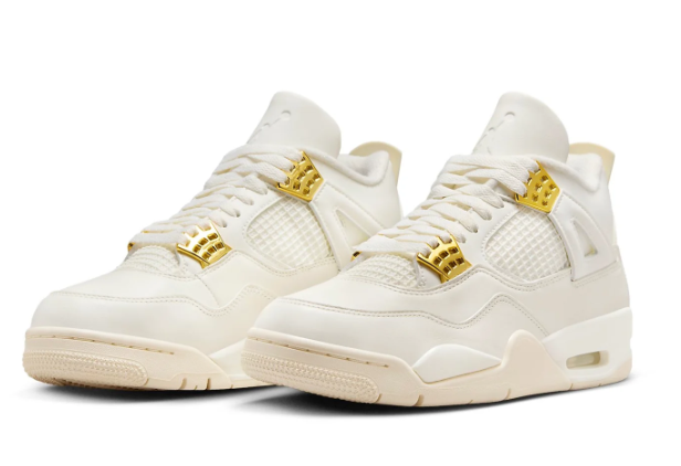 (WMNS) Air Jordan 4 Retro 'Metallic Gold' AQ9129-170