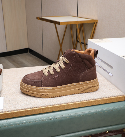 UGG High-Top Lace-Up Sneakers – Chocolate Brown & Gum
