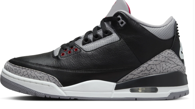 Air Jordan 3 OG 'Black Cement' 2024 DN3707-010