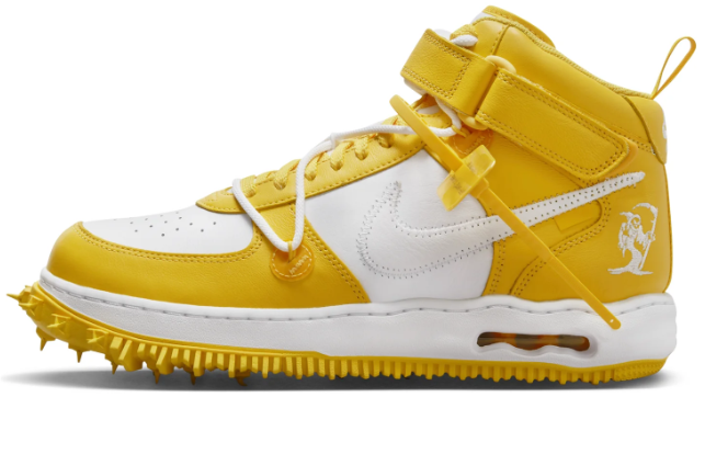 Nike x Off-White Air Force 1 Mid SP "Varsity Maize" - DR0500-101
