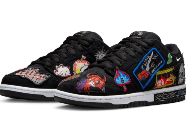 Nike x Neckface SB Dunk Low Pro "Black" - DQ4488-001