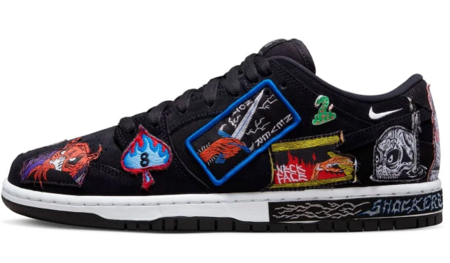 Nike x Neckface SB Dunk Low Pro "Black" - DQ4488-001