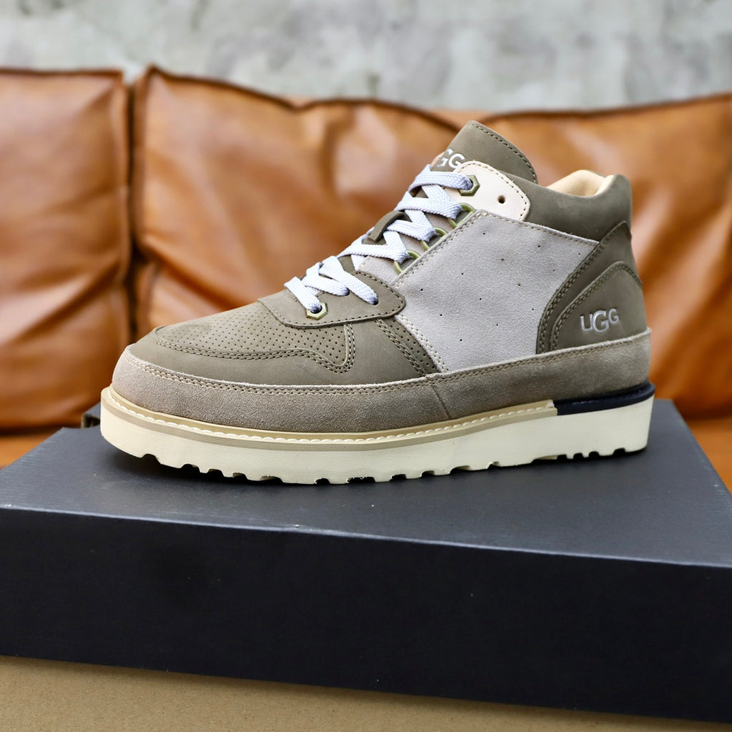 UGG Lug Sole High-Top Sneaker Boot – Taupe