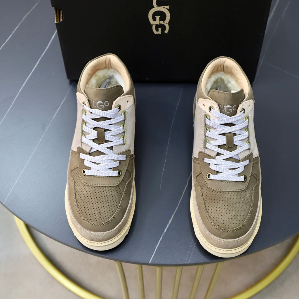 UGG Lug Sole High-Top Sneaker Boot – Taupe