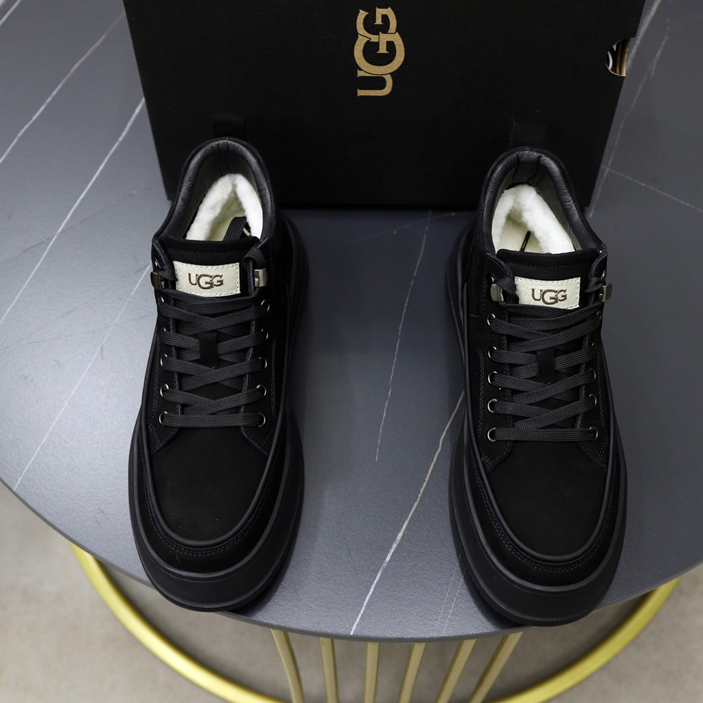 UGG Chunky Runner High-Top Sneakers – Triple Black