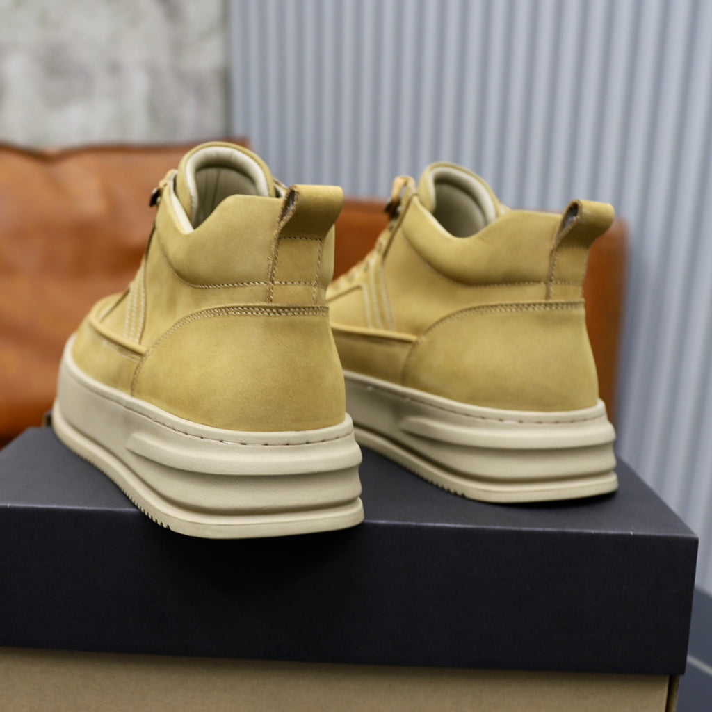 UGG Chunky Runner High-Top Sneakers – Sand & Cream