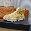 UGG Lug Sole High-Top Sneaker Boot – Sand & Cream