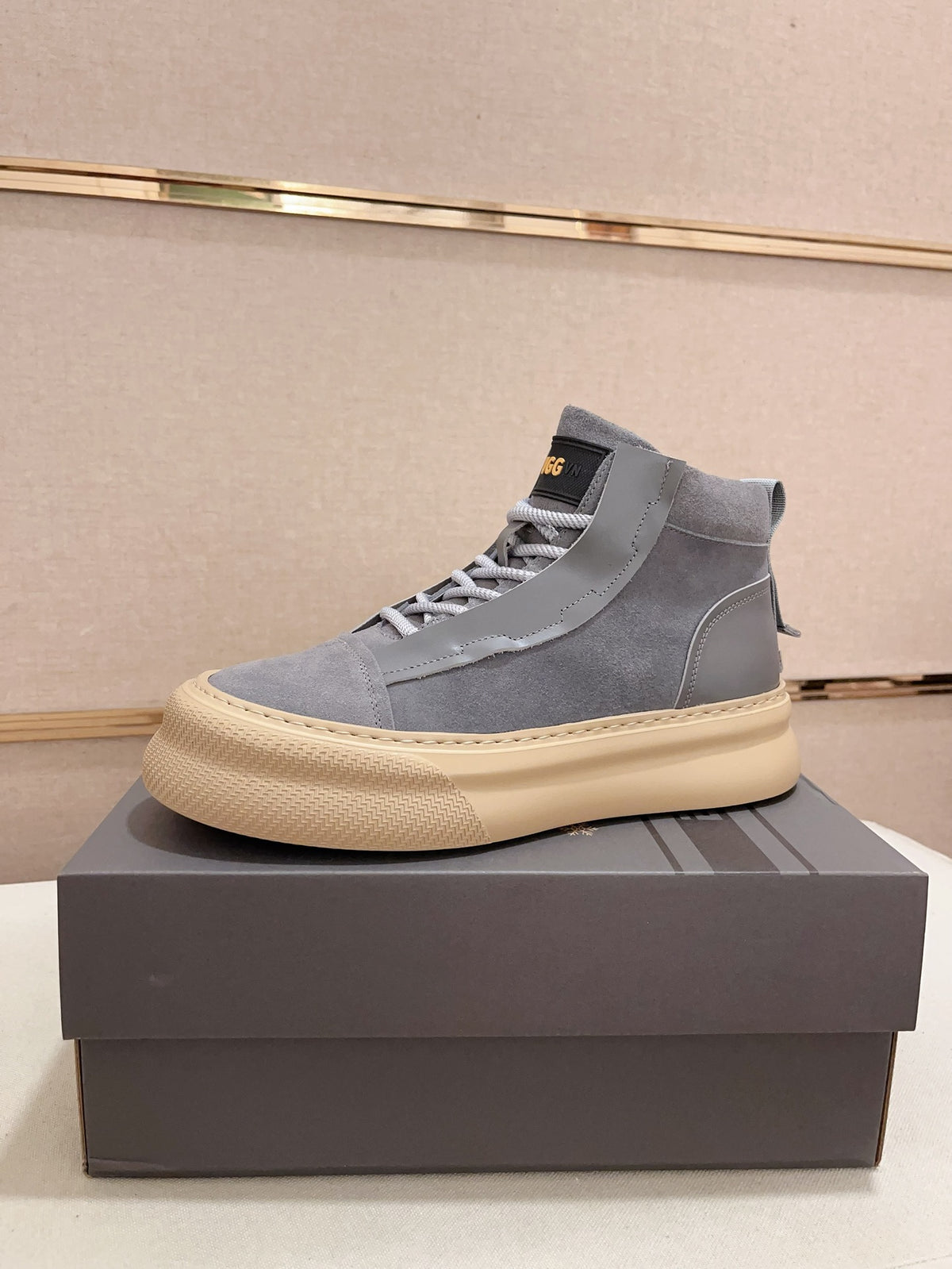 UGG Suede High-Top Skate Sneaker – Slate Grey