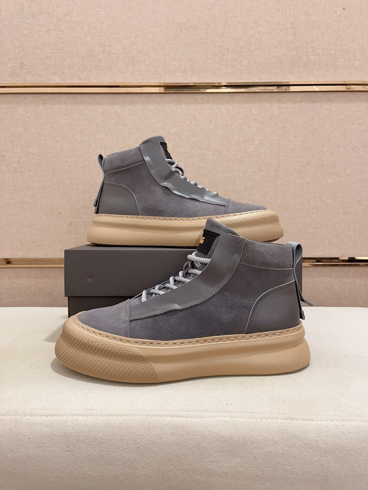 UGG Suede High-Top Skate Sneaker – Slate Grey