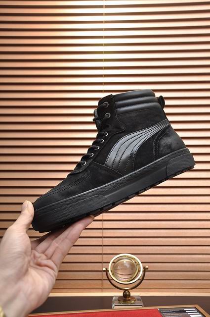 UGG High-Top Lace-Up Sneaker Boot – Black