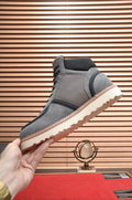 UGG High-Top Lace-Up Sneaker Boot – Grey