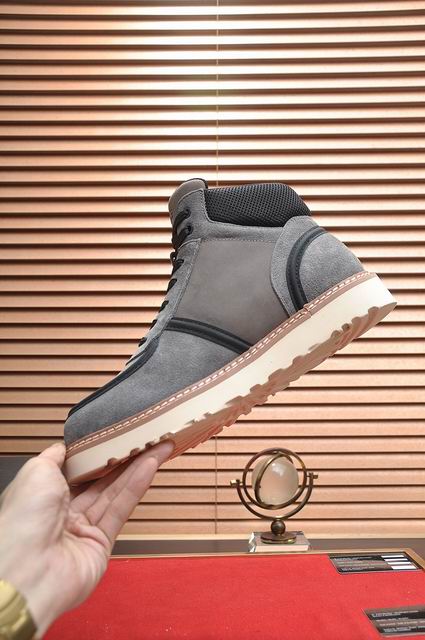 UGG High-Top Lace-Up Sneaker Boot – Grey