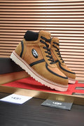 UGG High-Top Lace-Up Sneaker Boot – Tan