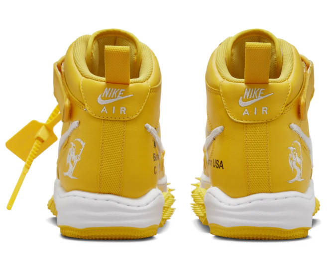 Nike x Off-White Air Force 1 Mid SP "Varsity Maize" - DR0500-101