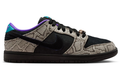 Nike SB Dunk Low x Dashawn Jordan - Snake Skin / Black / Fierce Purple